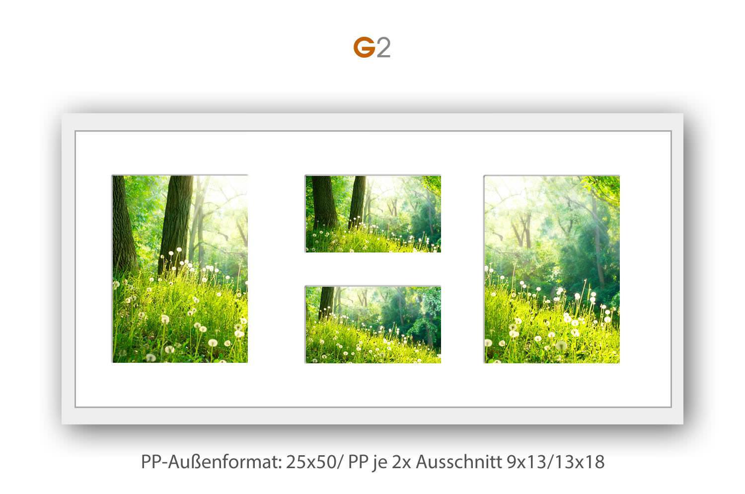 Galerie Bilderrahmen Kunststoff ART in rosé