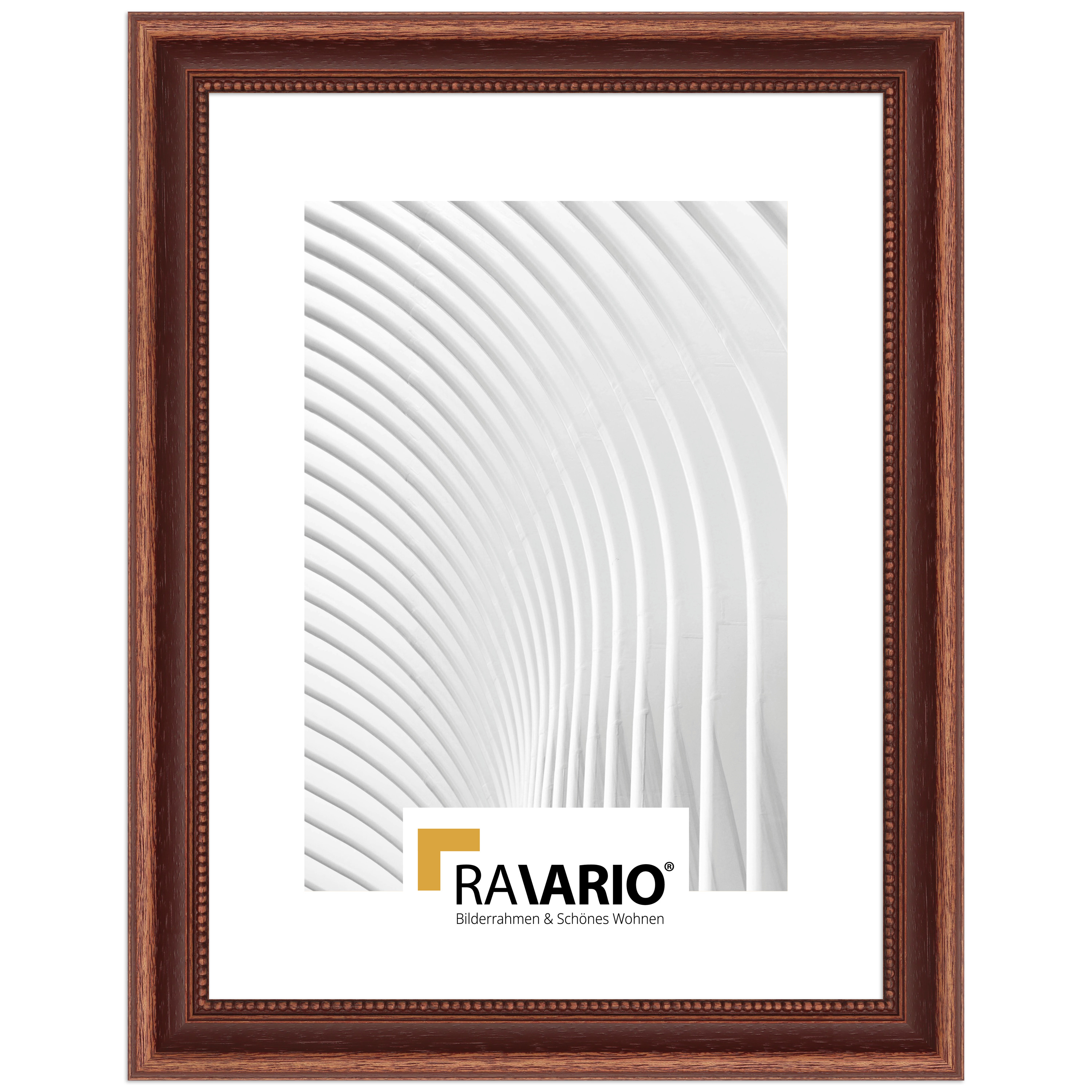 RAVARIO® Bilderrahmen RA-H390 Massivholz – Landhausstil Holzrahmen