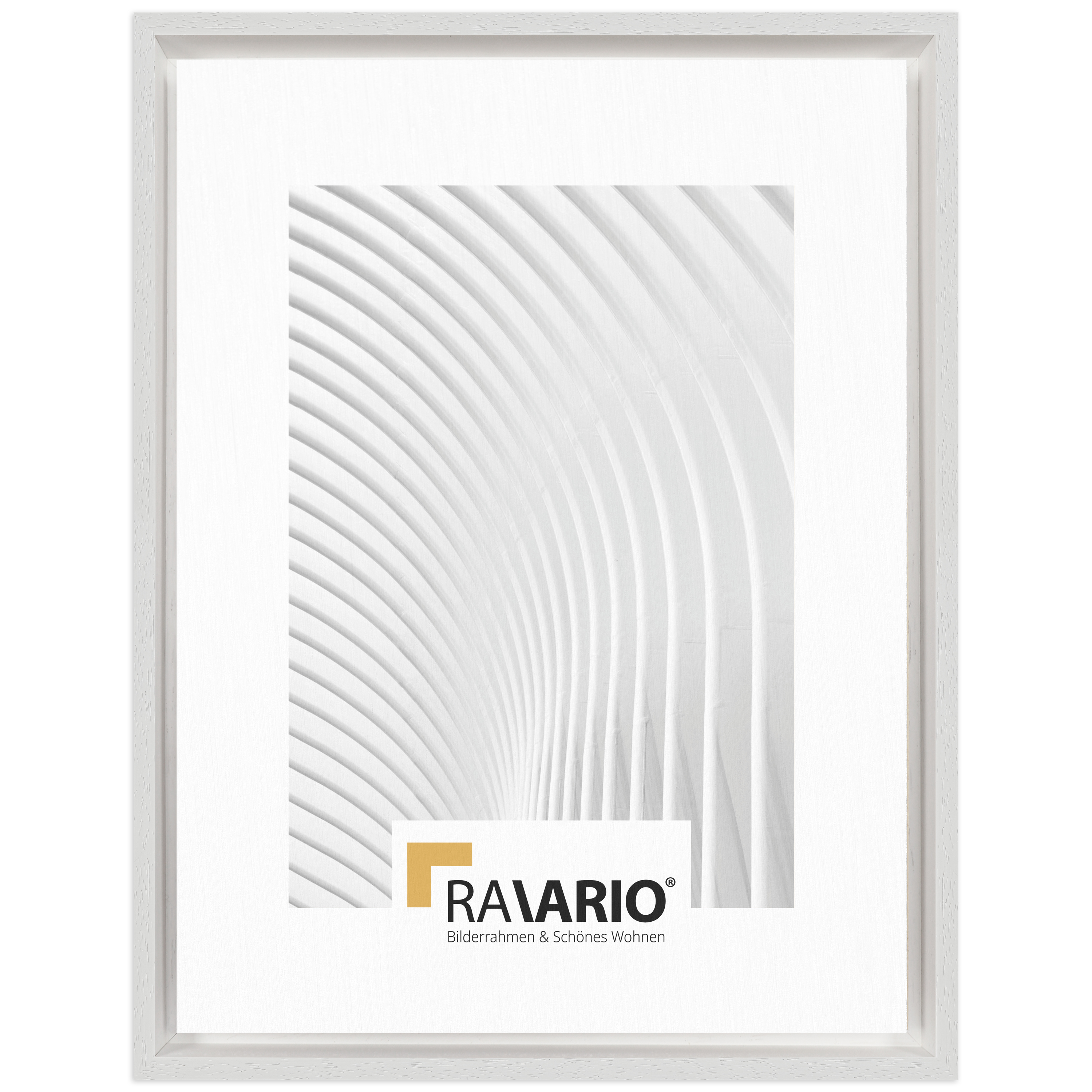 RAVARIO® Schattenfugenrahmen RA-HD01 Massivholz - Für Alu-Dibond & Acrylglas