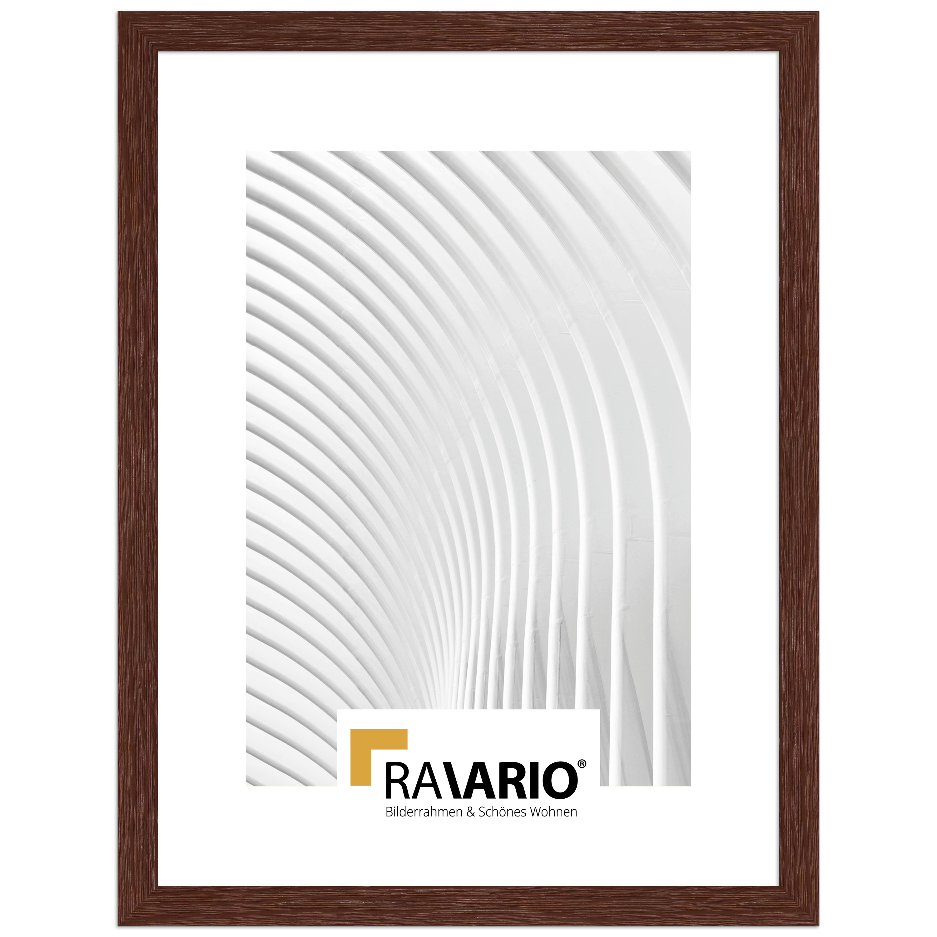 RAVARIO® Bilderrahmen RA-H300 Massivholz – Moderner Holzrahmen