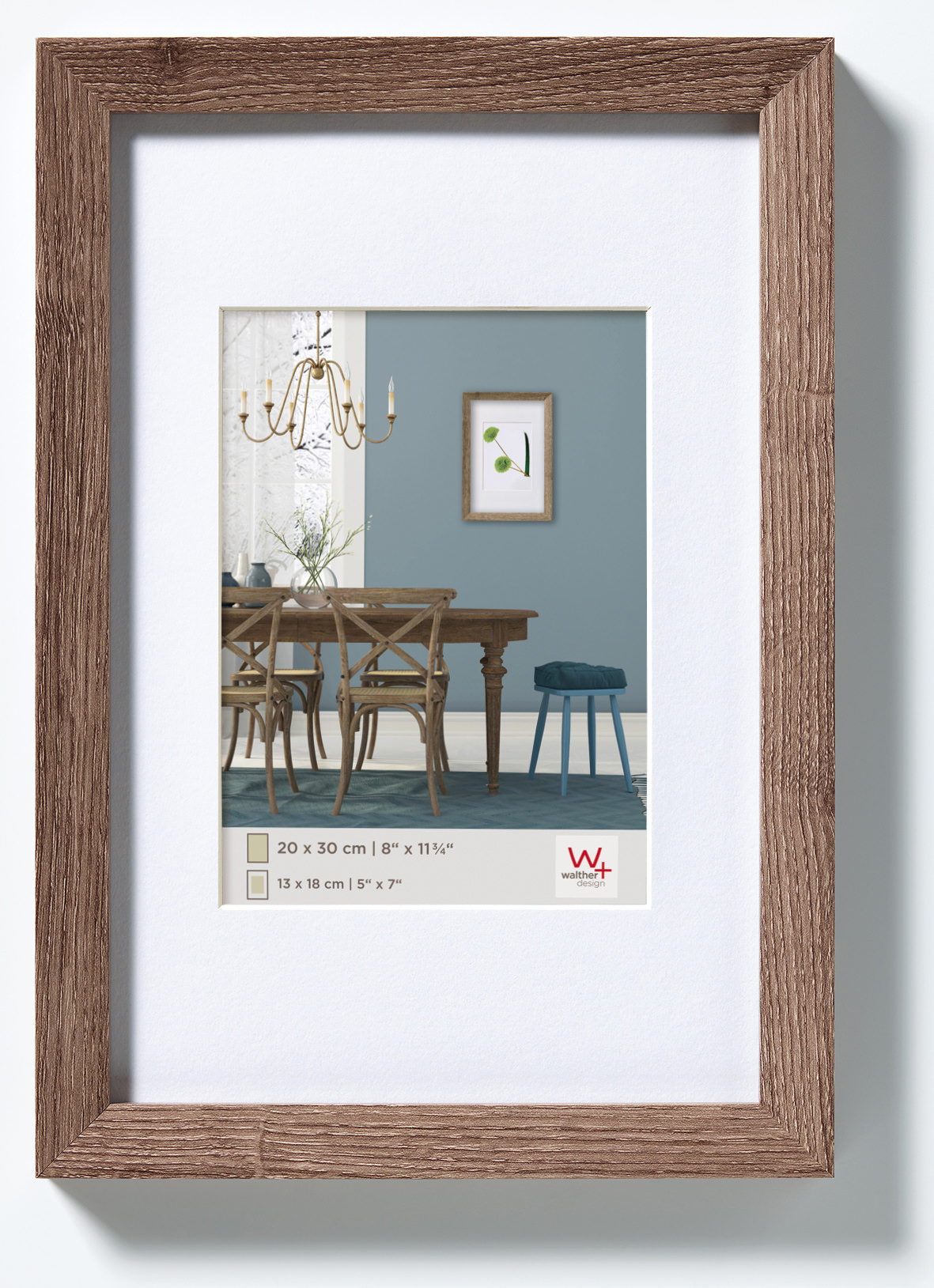 Holz Bilderrahmen Fiorito inkl. Passepartout