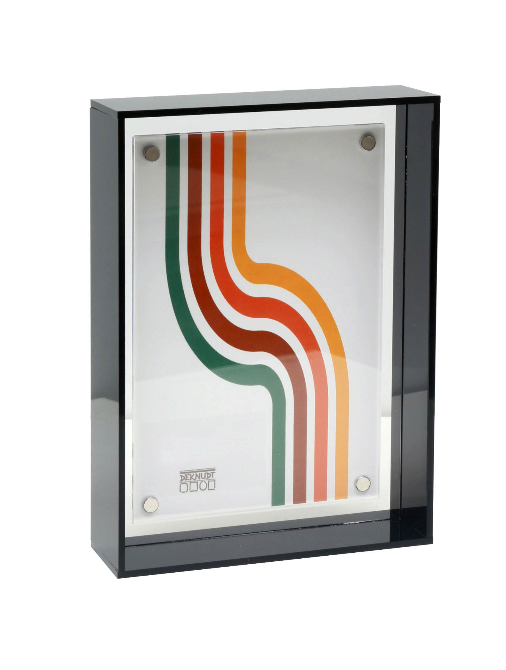 Acrylglasrahmen mit schwebendem Fotoeffect - schwarz