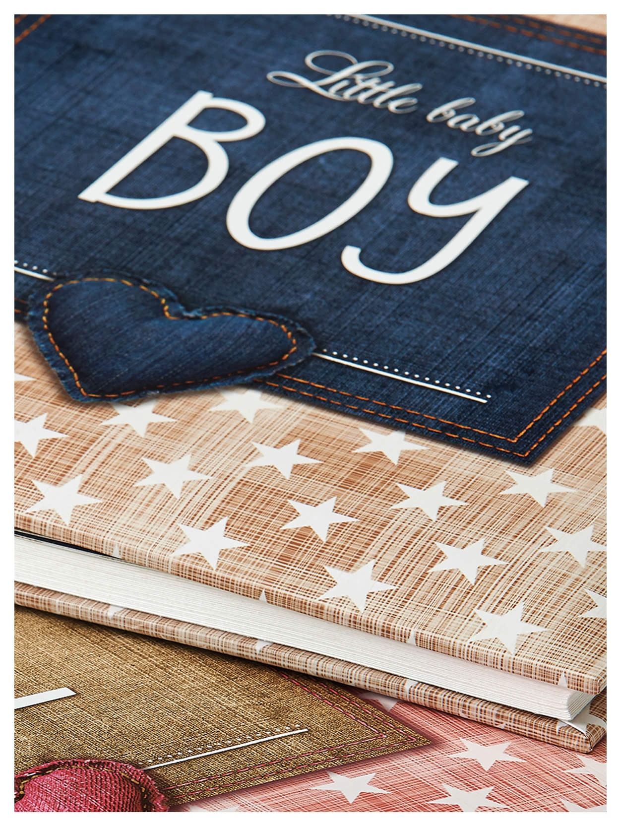 Babyalbum Little Baby Boy, 28x30,5 cm, blau