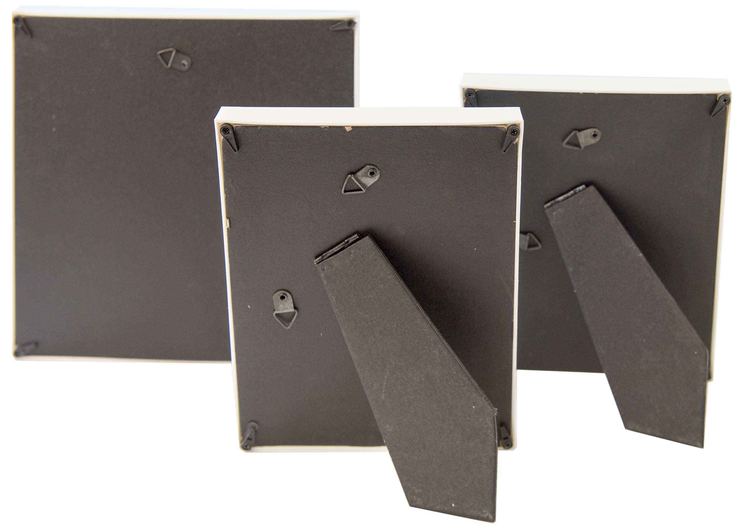 Bilderrahmen-Set schwarz für 10 Bilder