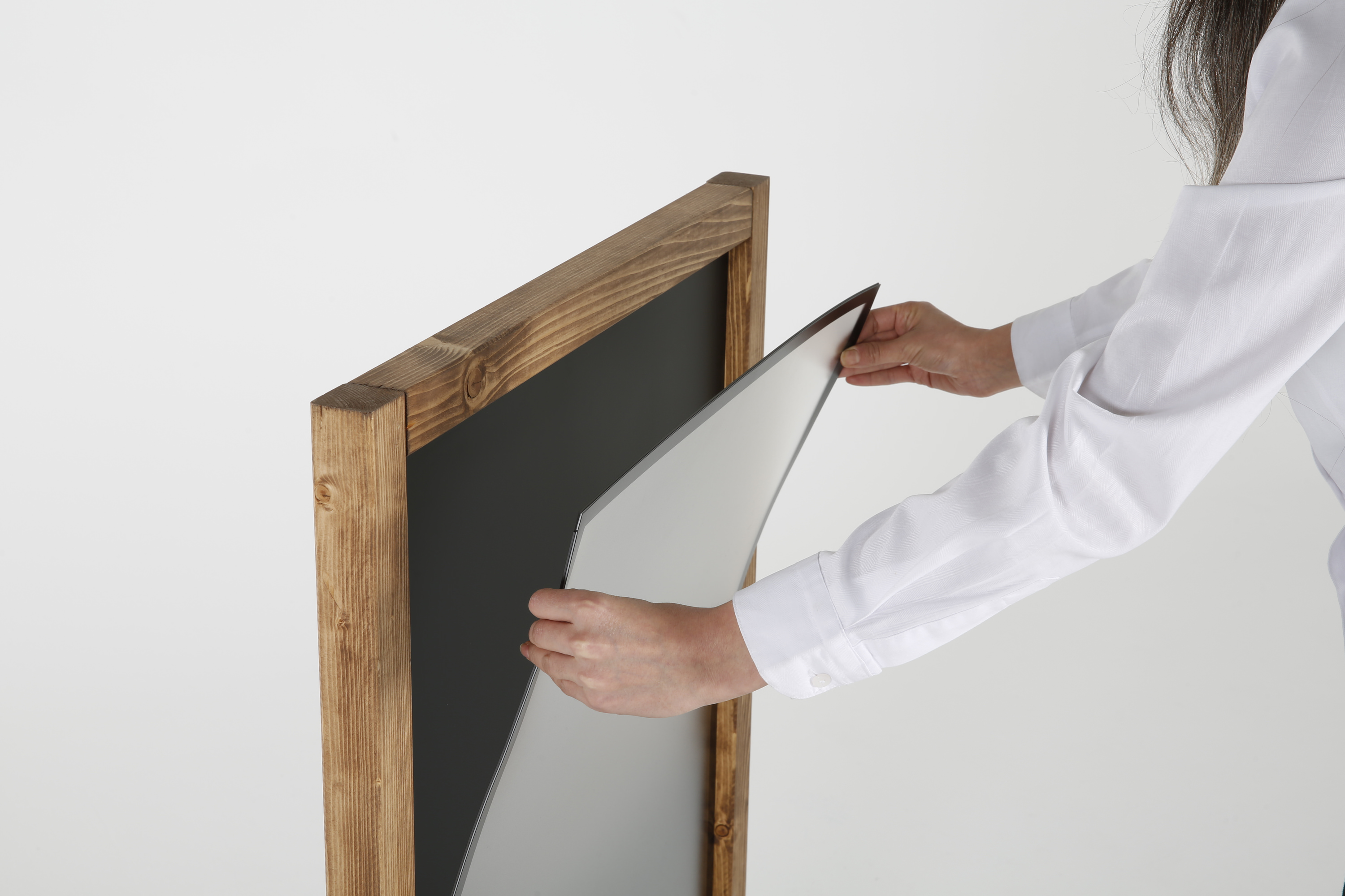 Ersatz Magnetfolie für Kundenstopper WindPro® Wood