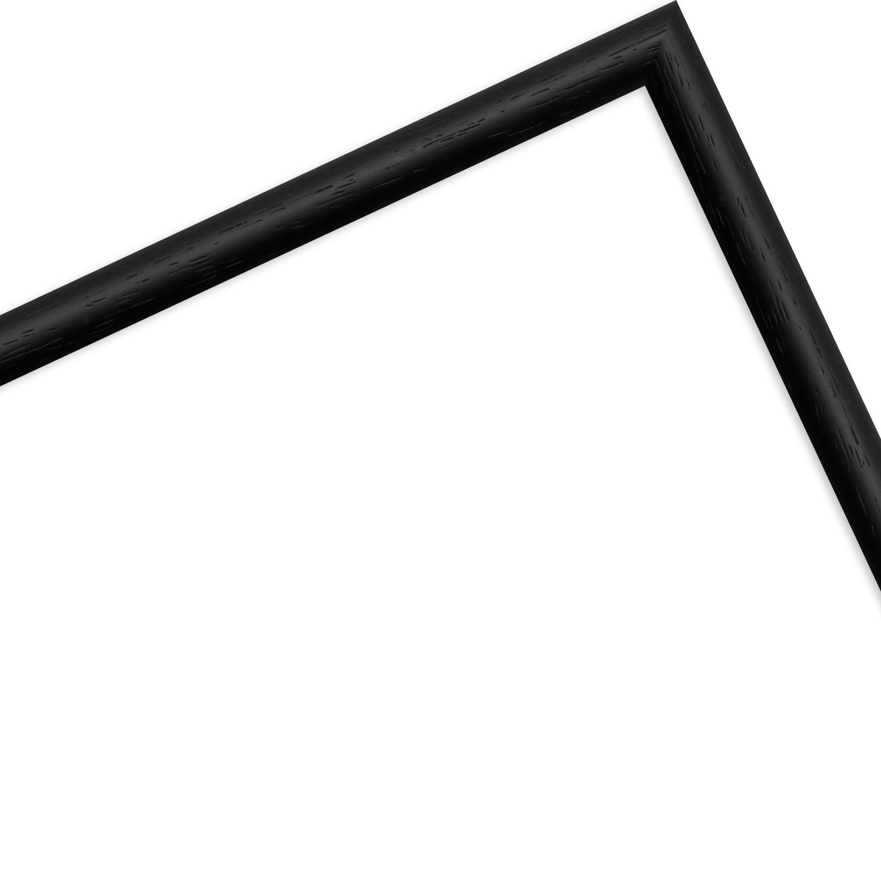 RAVARIO® Bilderrahmen RA-H003 Massivholz - Klassisch runde Leiste in 5 Farben
