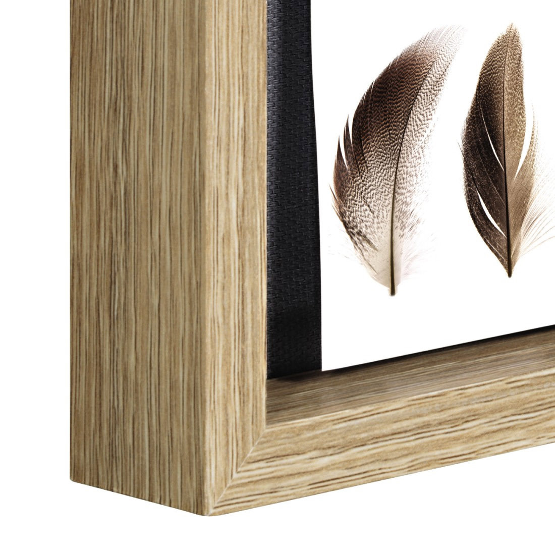 Holz Bilderrahmen Muro mit Wäscheklammer - eiche