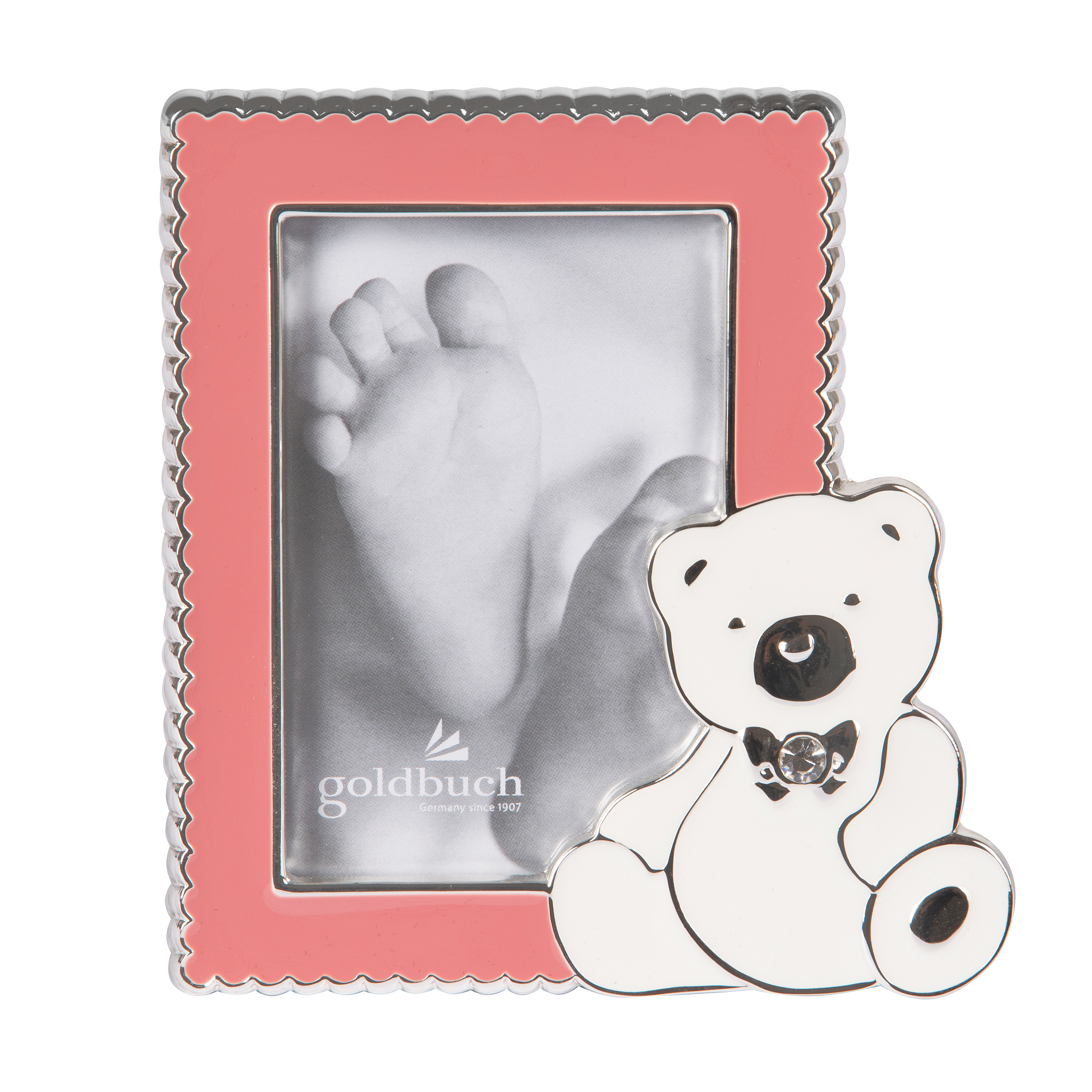 Metall Fotorahmen Sweet Bear - pink