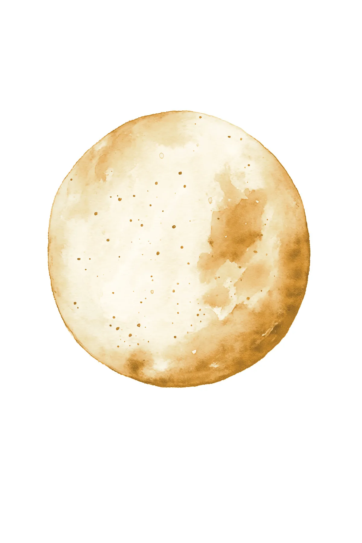 Leinwandbild Golden Moon