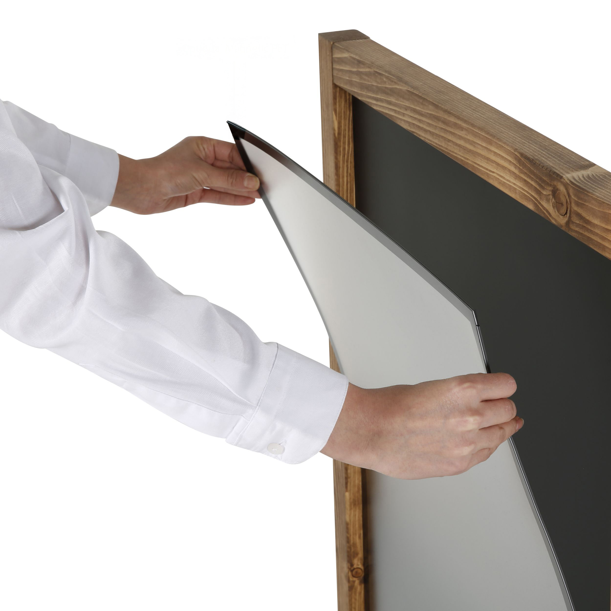 Ersatz Magnetfolie für Kundenstopper WindPro® Wood