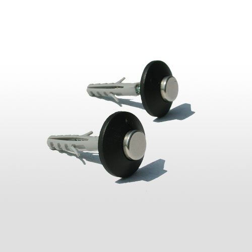 FLUX-Pins, Wandpins mit Schraube und Dübel in ca. 2 x 0,7 cm 5 Stück