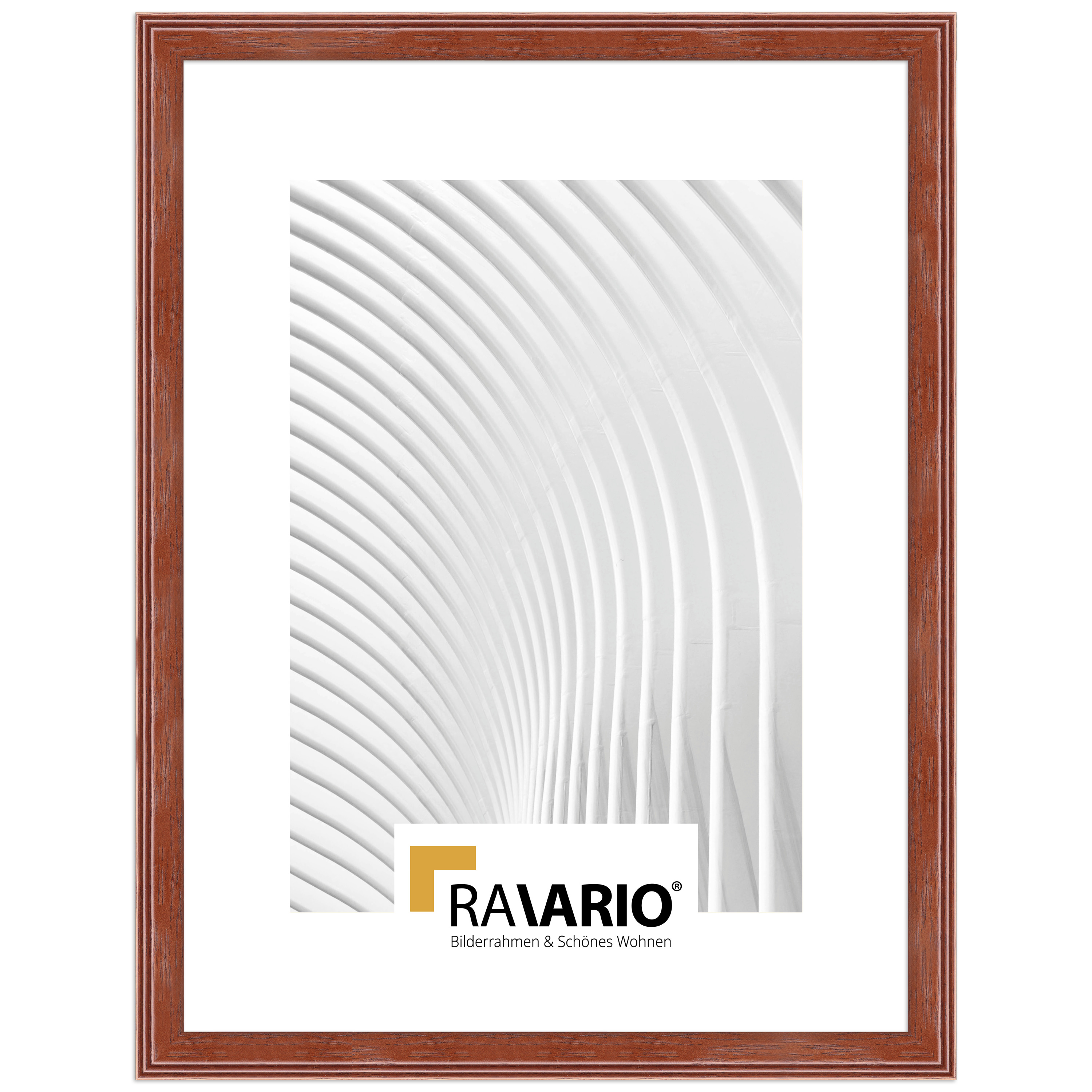 RAVARIO® Bilderrahmen RA-H320 Massivholz – Klassischer Holzrahmen