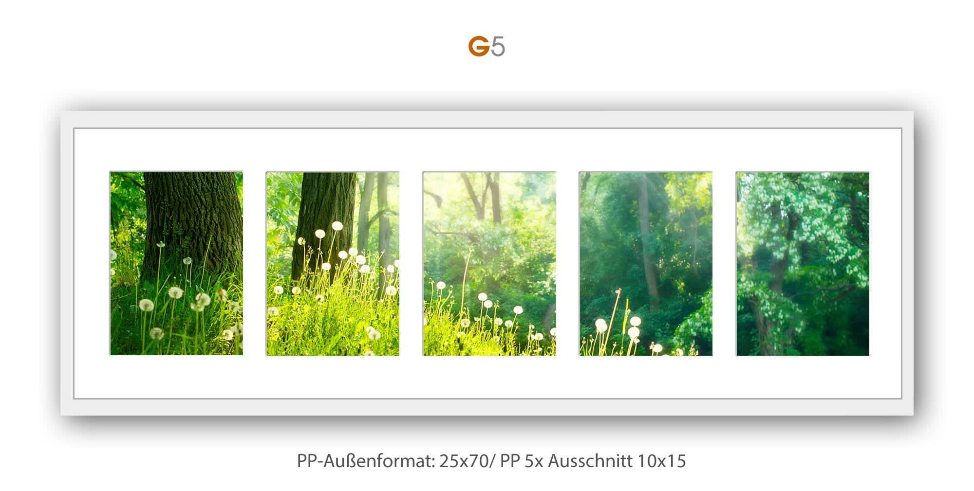 Galerie Bilderrahmen Kunststoff ART in rosé