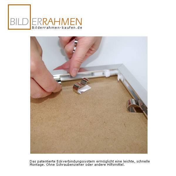 Aluminium Bilderrahmen Quadro in 9 Farben nach Maß