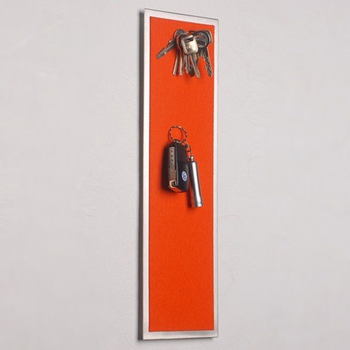 FLUX-Pitchboard, Edelstahl-Schlüsselbrett 12 x 42 cm