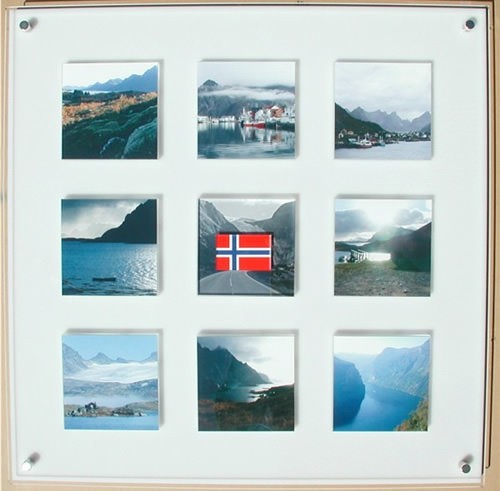 Acryl Galerierahmen Flux-Frame 9-BLOCKS für je 10x10 cm